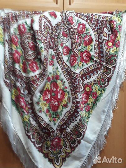 Платок шаль шерсть
