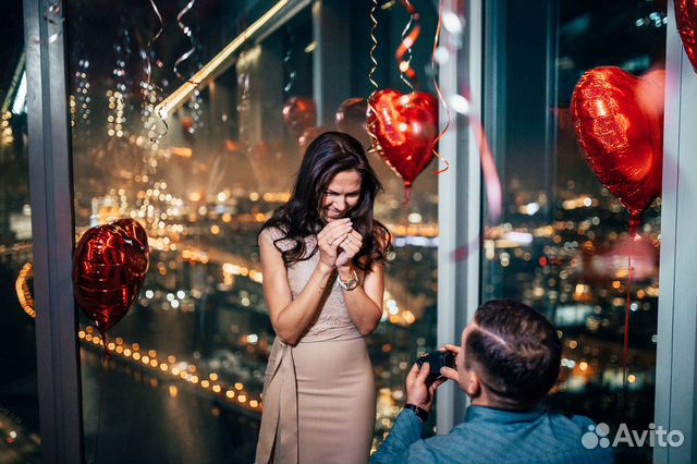 Предложение руки и сердца в Москва-Сити