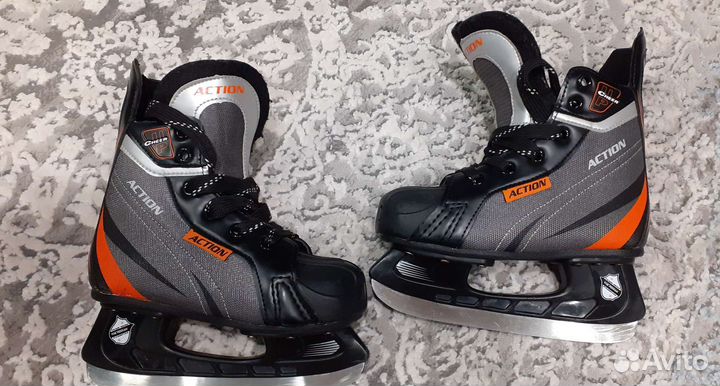 Хоккейные коньки Action р.33