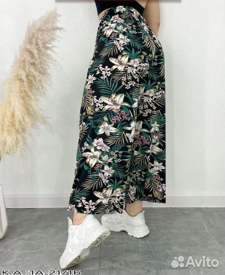 Широкие штаны 54-70р