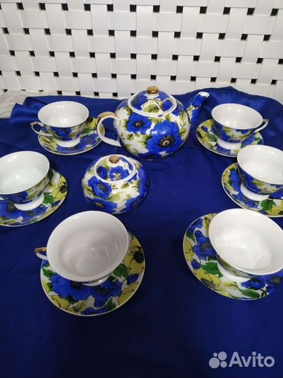 Чайный сервиз(6п),Василек'