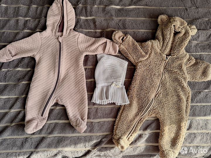 Одежда фирменная для новорожденного пакетом 56-62