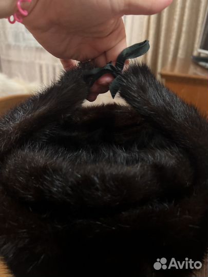 Норковая шапка мужская новая 58