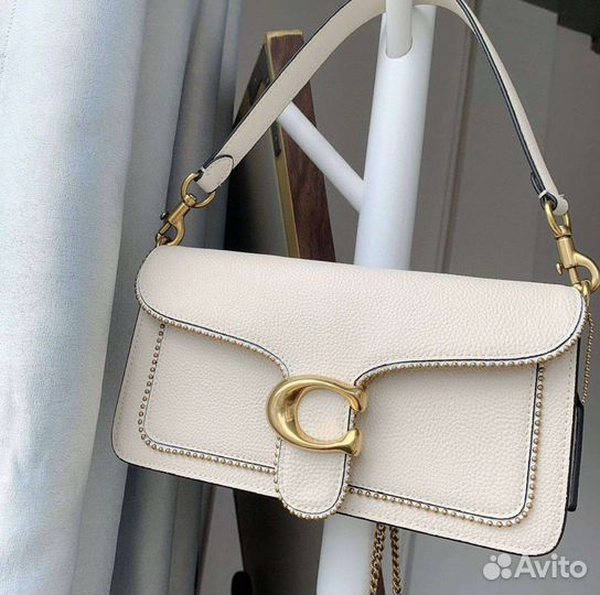 Сумка Coach молочная 26