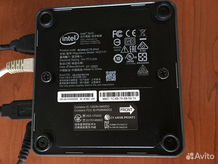 Компьютер NUC7pjyh