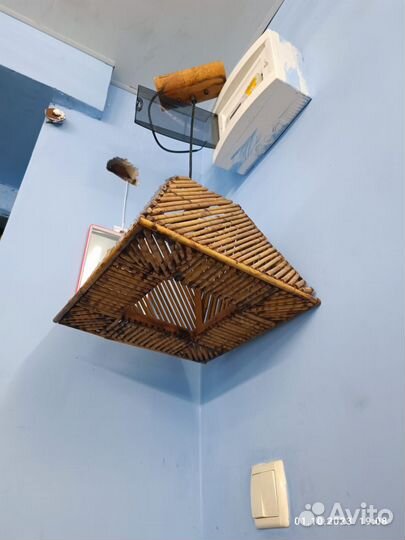 Люстра из дерева