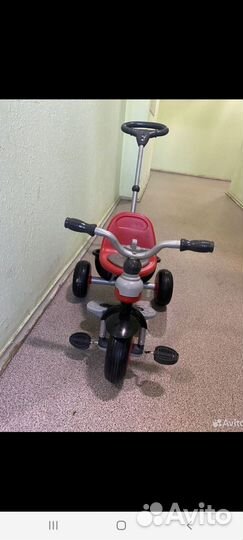 Велосипед с родительской ручкой