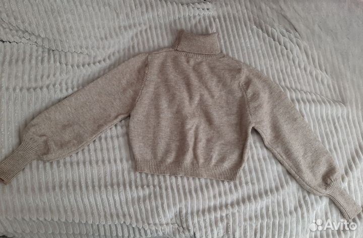 Свитер укороченный с горлом Shein