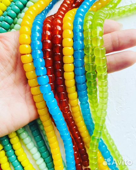 Бусины из японского стекла