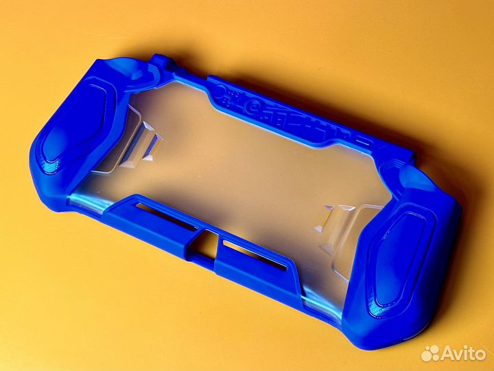 Грип-кейс для Nintendo Switch Lite (чехол синий)