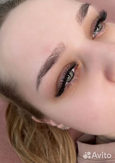 Наращивание ресниц на дому за 1.20-2ч
