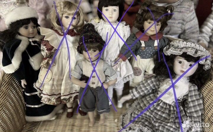 Куклы фарфоровые