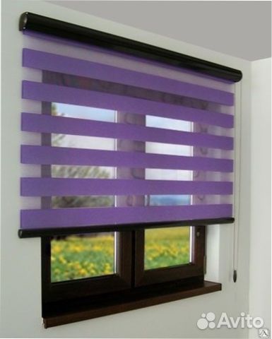 Шторы рулонные зебра