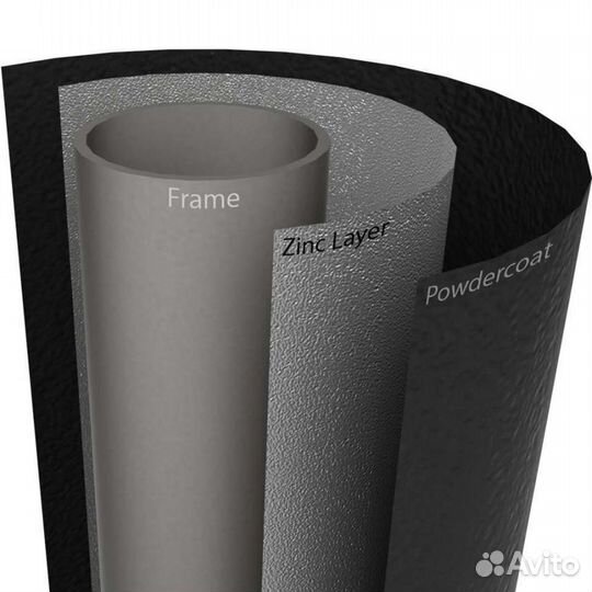 Батут Berg Elite Regular Grey 380 с сеткой Deluxe