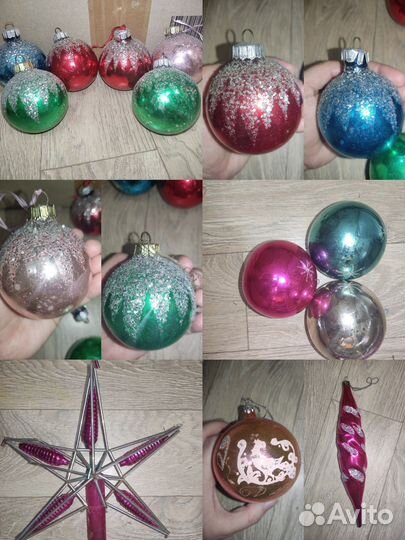 Елочные игрушки СССР и ГДР