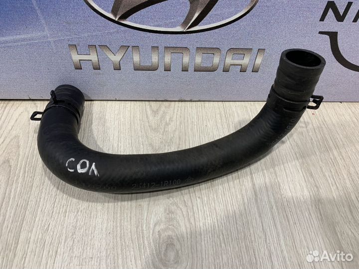Патрубок радиатора охлаждения двс Hyundai solaris