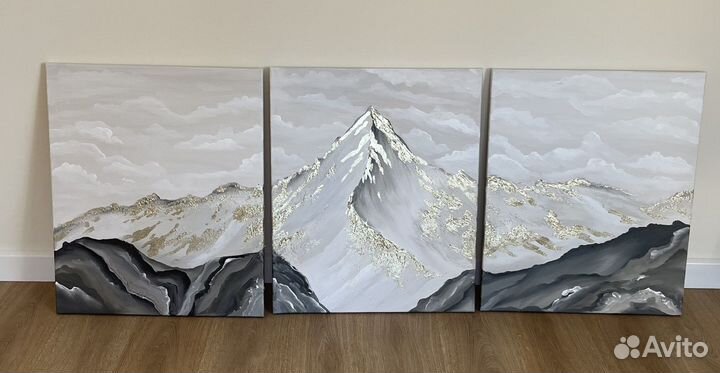 Большая картина в наличии, 60х150 см