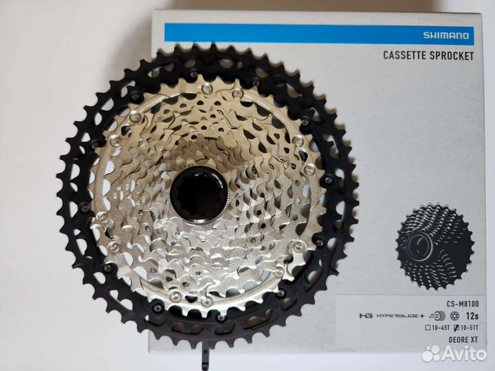 Кассета Shimano XT CS-M8100 12s 10-51 Micro Spline