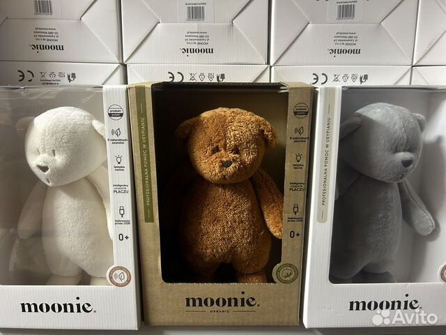 Игрушка ночник мишка музыкальный moonie bear