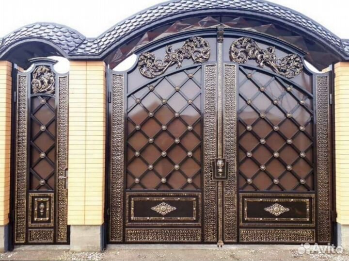 Кованые ворота