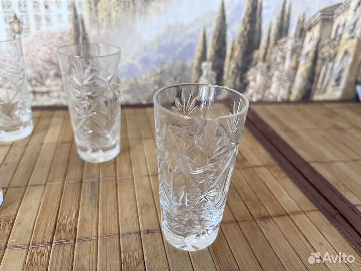 Хрустальные рюмки стопки СССР