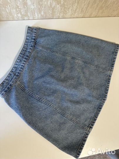 Юбка джинсовая zara mango pull&bear s m 42 44