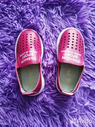 Слипоны для девочки