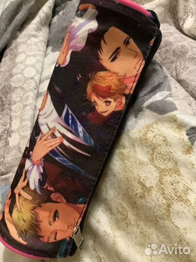 Пенал тканевый аниме