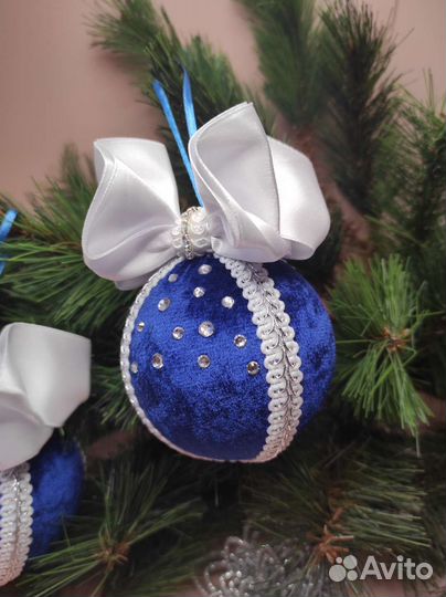 Новогодние шары ручной работы