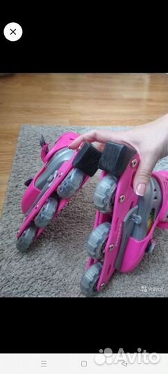 Роликовые коньки детские раздвижные
