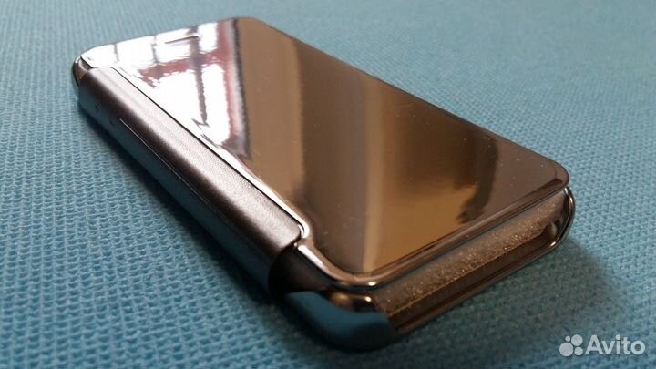 Чехол-книжка (серебристый) для iPhone 5 / 5S/SE/5С