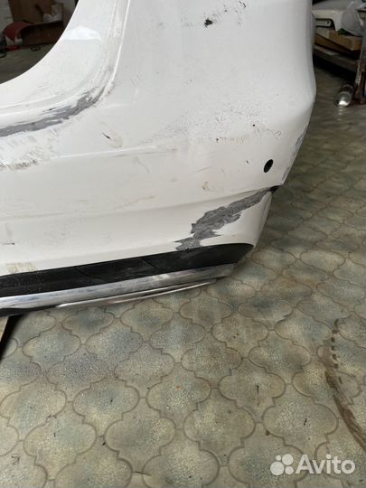 Задний бампер mercedes w212 AMG рестайлинг