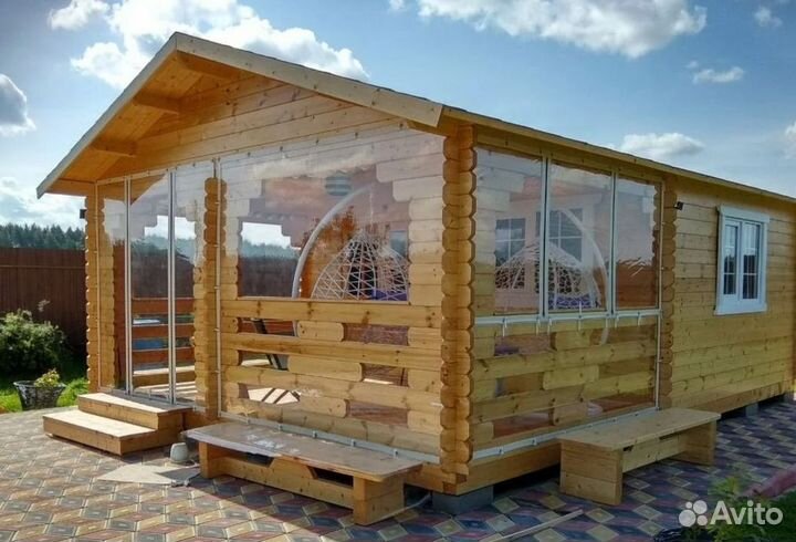 Мягкие окна для беседки