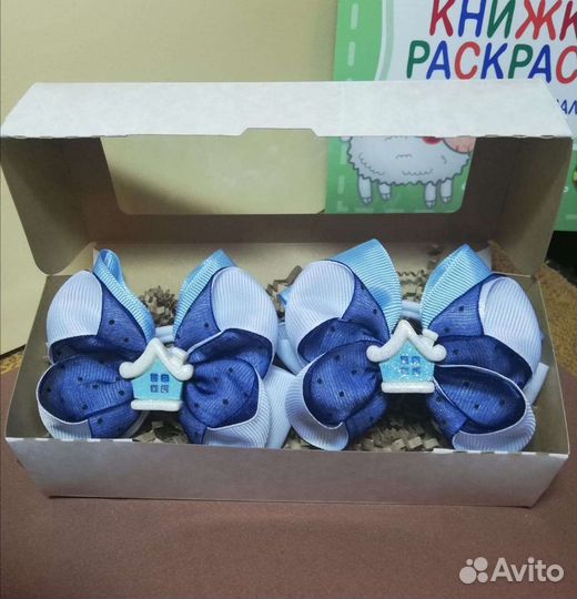 Подарок для девочки бантики заколки ручной работы