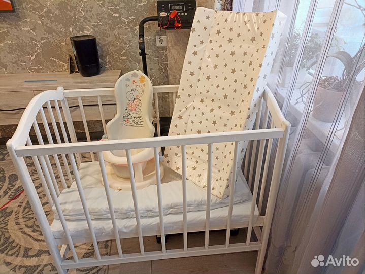 Детская кровать для новорожденных бу