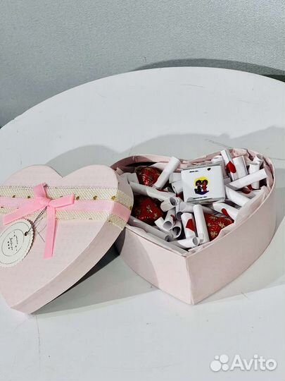 Бокс сердце 51 101 причина почему люблю