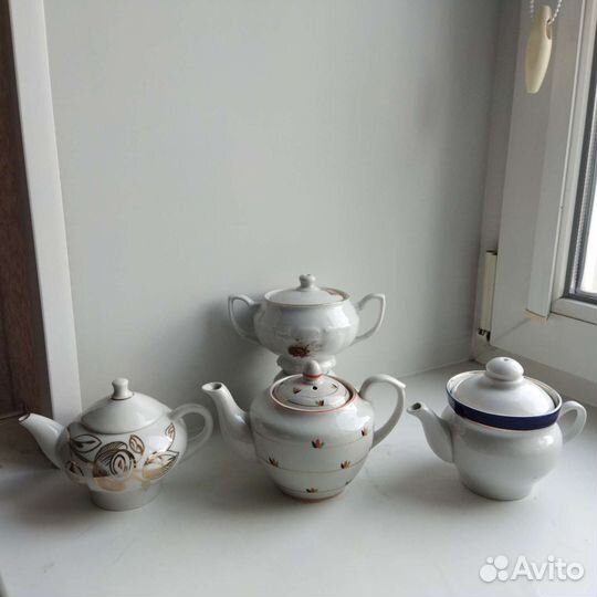 Чайник заварочный эгоист, сахарница