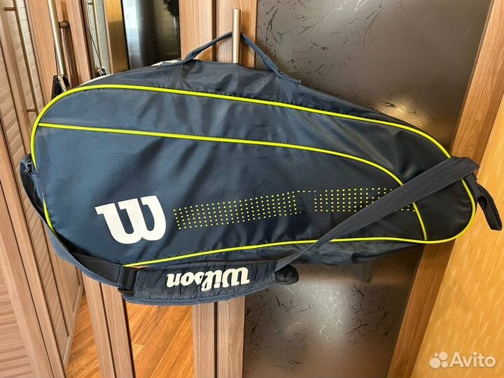 Сумка детская теннисная Wilson на 3 ракетки