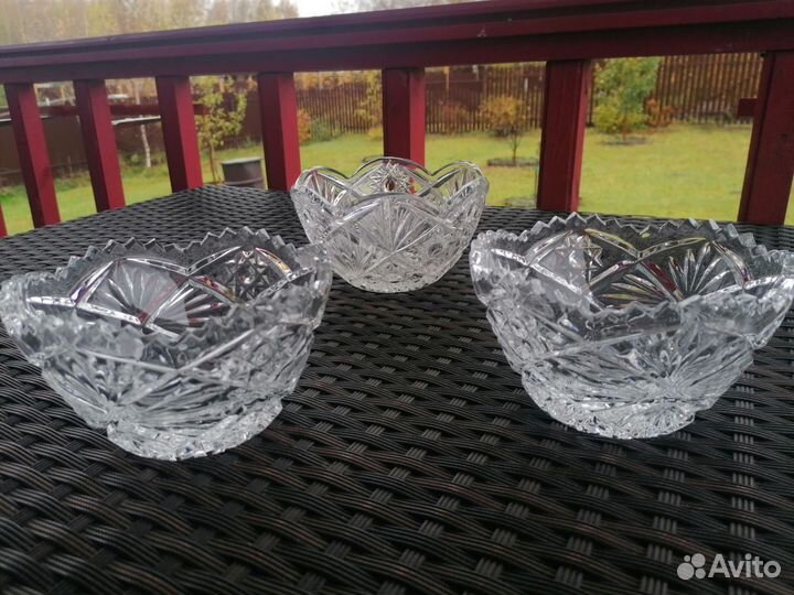 Хрустальная конфетница