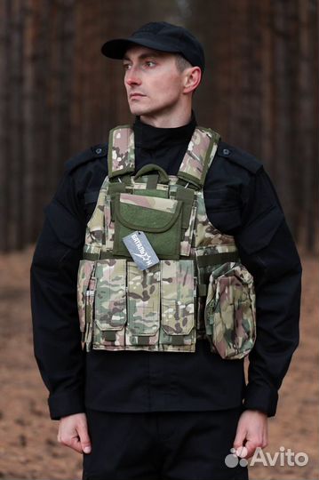 Тактический Разгрузочный Бронежилет с подсумками