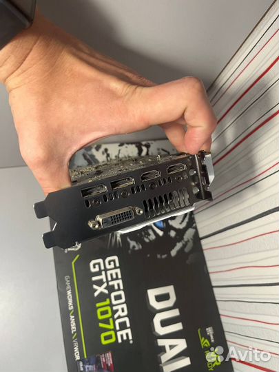 Видеокарта Asus Gtx 1070 8gb