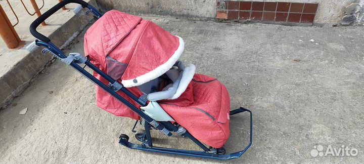 Детские санки коляска