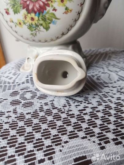 Заварочный/доливочный чайник,фарфор СССР