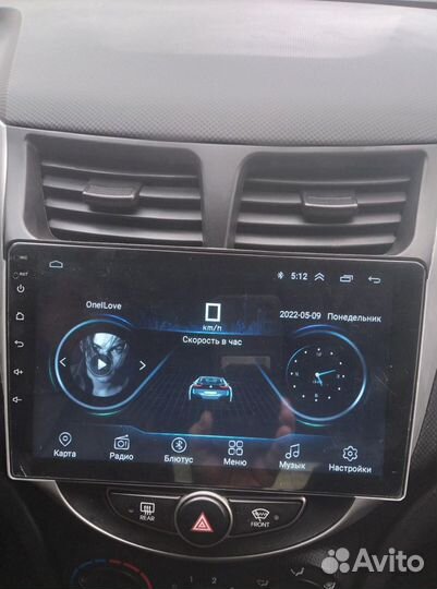 Магнитола Hyundai Solaris Android IPS экран новая
