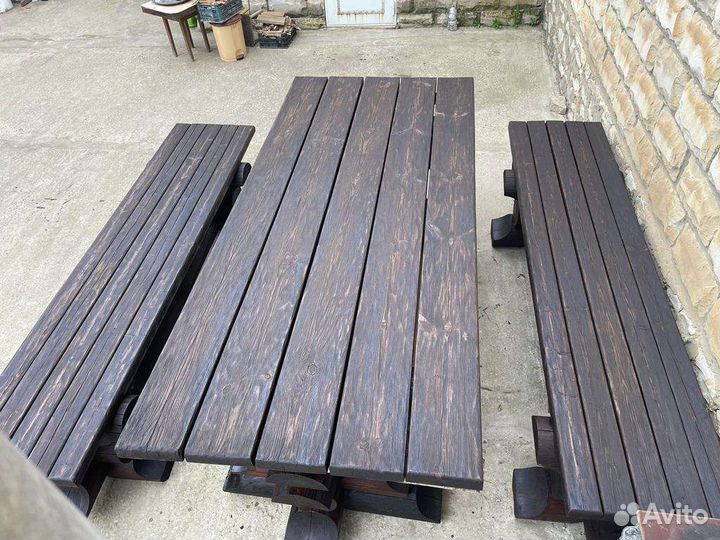 Лавки столы из дерева,бруса