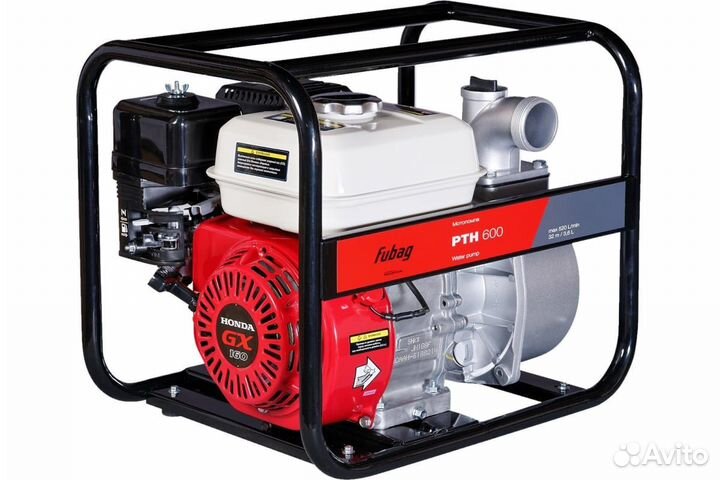 Бензиновая мотопомпа fubag PTH 600, шт 838249