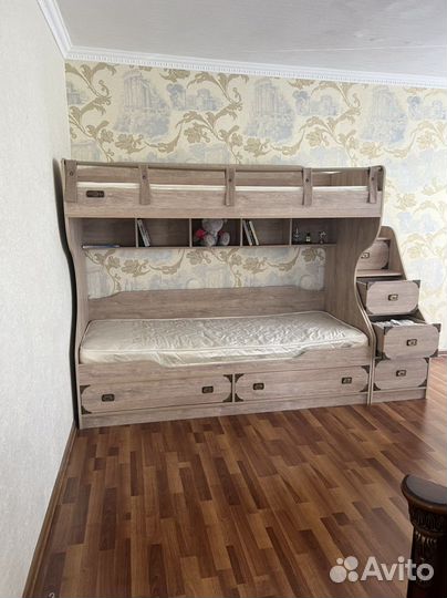 Детская кроватка двухярусная бу