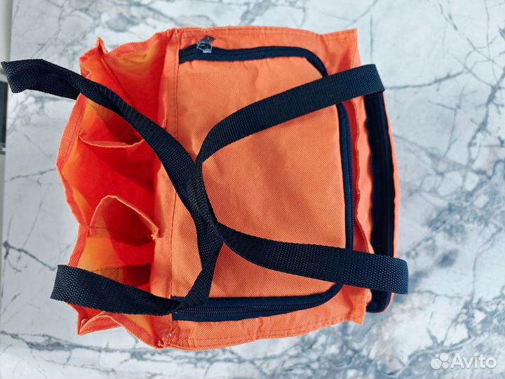 Сумка холодильник +набор посуды для пикника