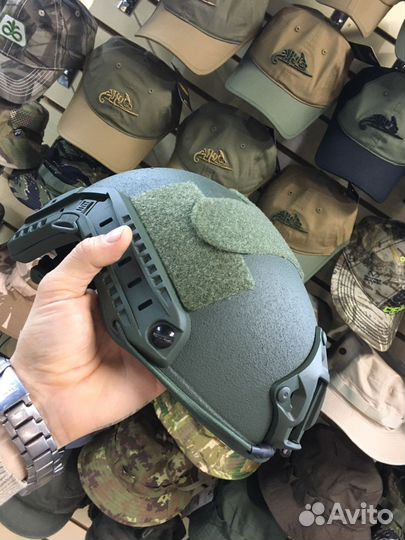 Шлем баллистический fast Aramid Helmet With Rails