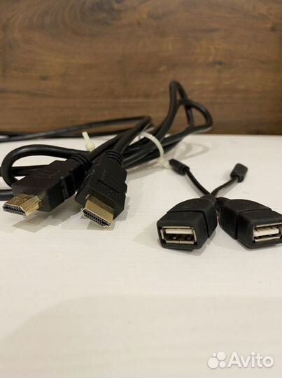 Кабель hdmi - hdmi/ переходник microusb USB